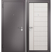 Дверь входная Family Eco MP E-136 Антрацит букле/Бьянко ларче, E-136, 2 замка