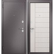 Дверь входная Family Eco MP E-136 Шоколад букле/Бьянко ларче, 2 замка