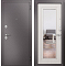 ДМ FAMILY ECO MP Шоколад букле/МДФ Бьянко ларче E-140 mirror Задвижка 205*96 Левая 