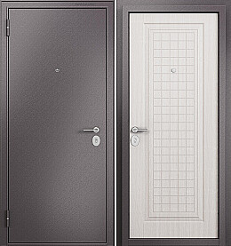 Дверь входная Family Eco MP E-212 Шоколад букле/Бьянко ларче, E-212, 1 замок