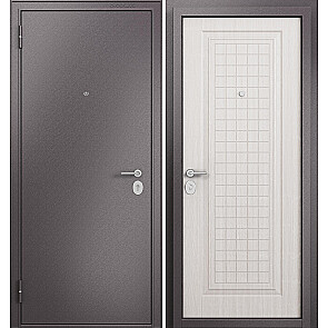 Дверь входная Фэмели Эко МП E-212 Один замок Шоколад букле/Бьянко ларче, 1 замок