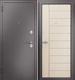 Дверь входная Family Eco MP E-136 Шоколад букле/Дуб кофейный матовый, E-136, 2 замка