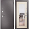 ДМ FAMILY ECO MP Шоколад букле/МДФ Дуб кофейный матовый E-140 mirror Задвижка 205*96 Правая