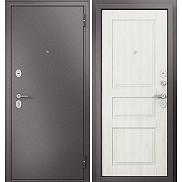 Дверь входная Family Eco MP ED-2 Антрацит букле/Дуб шале белый, ED-10, 2 замка, с ночной задвижкой