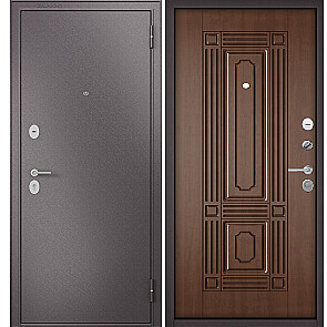 Дверь входная Фэмели Эко МП C-4 Задвижка Шоколад букле/Карамель, 2 замка