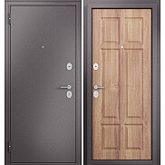 Дверь входная Family Eco MP E-109 Шоколад букле/Карамель, 2 замка