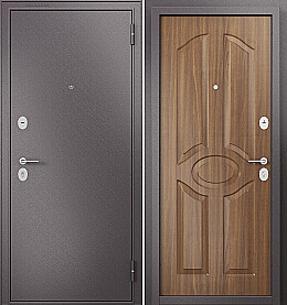 Дверь входная Family Eco MP C-1 Шоколад букле/Орех лесной, C-1, 2 замка