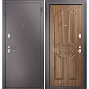 Дверь входная Family Eco MP C-1 Антрацит букле/Орех лесной, C-1, 2 замка