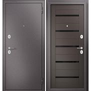 Дверь входная Family Eco MP CR-142 Lakobel Black Шоколад букле/Шоколад ларче, 2 замка