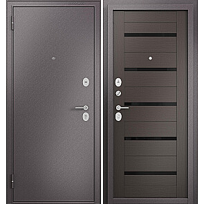 Дверь входная Фэмели Эко МП CR-142 Задвижка Шоколад букле/Шоколад ларче, 2 замка