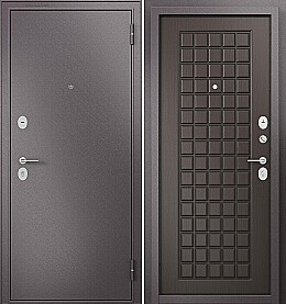 Дверь входная Family Eco MP E-112 Антрацит букле/Шоколад ларче, E-112, 2 замка, с ночной задвижкой