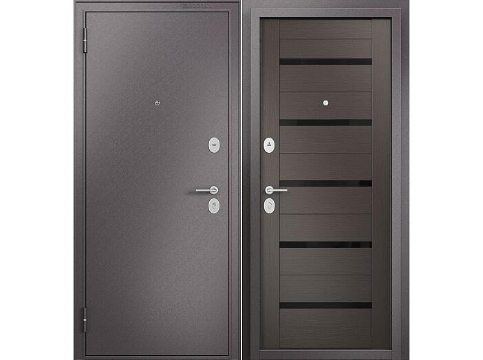 ДМ FAMILY ECO MP Шоколад букле/МДФ Шоколад ларче E-142 Lakobel Black 205*86 Левая
