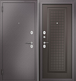 Дверь входная Family Eco MP E-212 Шоколад букле/Шоколад ларче, E-212, 2 замка, с ночной задвижкой