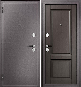 Дверь входная Family Eco MP ED-1 Шоколад букле/Шоколад ларче, ED-1, 2 замка