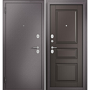 Дверь входная Фэмели Эко МП ED-2 Задвижка Шоколад букле/Шоколад ларче, 2 замка