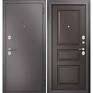 Дверь входная Family Eco MP ED-2 Антрацит букле/Шоколад ларче, ED-2, 2 замка, с ночной задвижкой