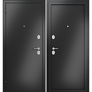 Дверь входная Фэмели Масс ММ Steel Антрацит букле/Антрацит букле, 2 замка