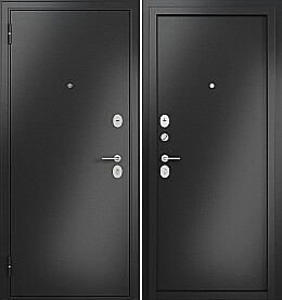 Дверь входная Family Mass MM Антрацит букле/Антрацит букле, 2 замка, с ночной задвижкой