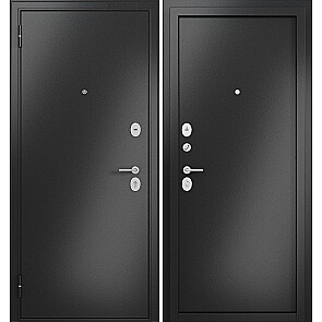 Дверь входная Фэмели Масс ММ Steel Задвижка Антрацит букле/Антрацит букле, 2 замка
