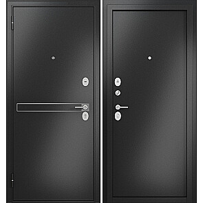 Дверь входная Фэмели Масс ММ Steel Задвижка Антрацит букле/D-4 Антрацит букле, 2 замка