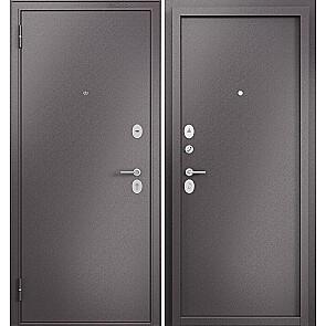 Дверь входная Фэмели Масс ММ Steel Задвижка Шоколад букле/Шоколад букле, 2 замка