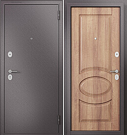 Дверь входная Family Mass MP MD-3 Шоколад букле/Карамель, MD-3, 2 замка