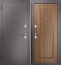 Дверь входная Family Mass MP СК-3 Шоколад букле/Орех лесной, СК-3, 2 замка