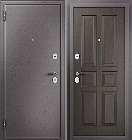 Дверь входная Family Mass MP 109 Шоколад букле/Шоколад ларче, 109, 2 замка