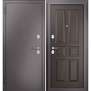 Дверь входная Фэмели Масс МП 109 Шоколад букле/Шоколад ларче, 2 замка