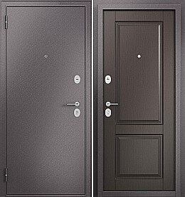 Дверь входная Family Mass MP MD-1 Шоколад букле/Шоколад ларче, MD-1, 2 замка