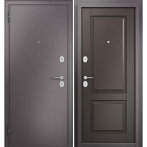 Дверь входная Фэмели Масс МП MD-1 Шоколад букле/Шоколад ларче, 2 замка