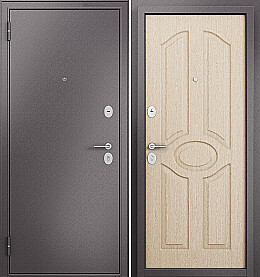 Дверь входная Family Mass MP C-1 Шоколад букле/Светлый венге, C-1, 2 замка