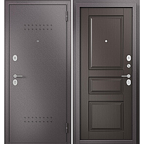 Дверь входная Фэмели Масс МП MD-2 Задвижка Шоколад букле/R-5 Шоколад ларче, 2 замка