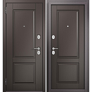 Дверь входная Фэмели Масс ПП MD-1/MD-1 Шоколад ларче/Шоколад ларче, 2 замка