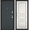 ДМ HOME ECO MP Черный муар металлик/МДФ Белый софт  6ED-2, с задвижкой,  205*96 Левая