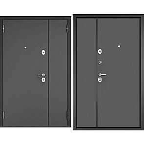 Дверь входная Мега Масс MM Стил Антрацит букле/Антрацит букле, 2 замка