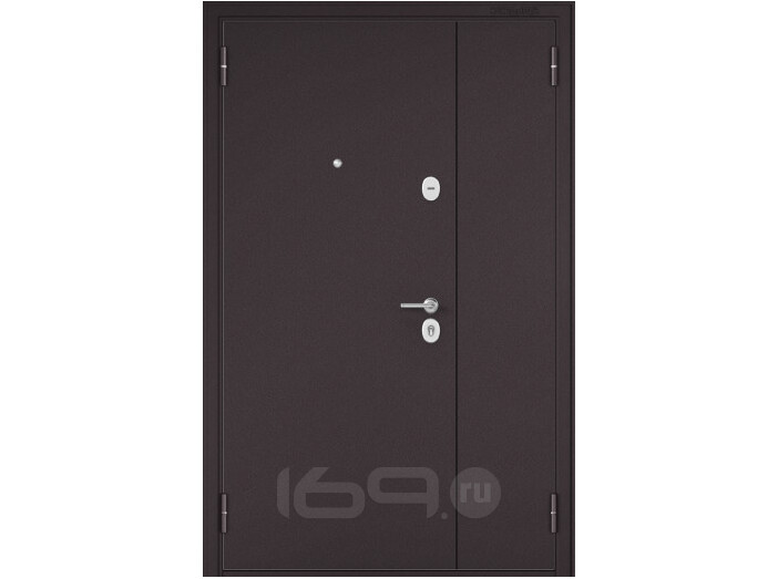 ДМ MEGA STANDART MM Шоколад букле (порог)/Шоколад букле Steel 205*120 Правая