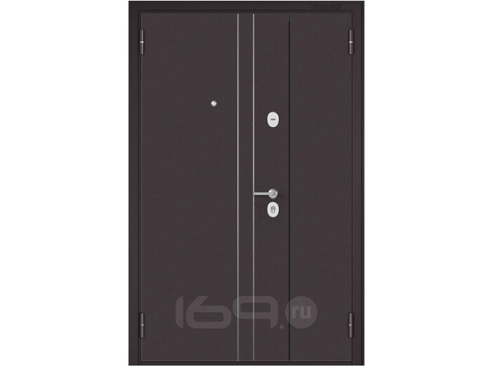 ДМ MEGA STANDART MM Шоколад букле/R-5 Шоколад букле Steel 205*130 Левая