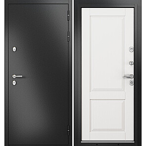 Дверь входная Термо Стандарт МП 10TD-1 с терморазрывом Антрацит букле/Белый ларче, 2 замка