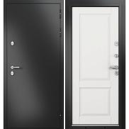 Дверь входная Termo Split MP 10TD-1 (порог) с терморазрывом Антрацит букле/Белый ларче, 2 замка, с ночной задвижкой