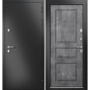 Дверь входная Termo Standart MP 10TD-2 Антрацит букле (порог)/Бетон темный