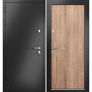 Дверь входная Термо Стандарт МП 10T-100 с терморазрывом Антрацит букле/Карамель, 2 замка