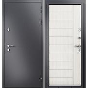 Дверь входная Termo Standart MP 10T-136 Графит букле (порог)/Дуб шале белый