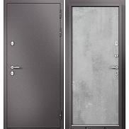 Дверь входная Termo Standart MP 10T-100 Шоколад букле (порог)/Бетон серый