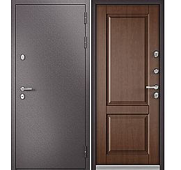 Дверь входная Termo Standart MP 10TD-1 Шоколад букле (порог)/Карамель