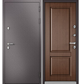 Дверь входная Термо Стандарт МП 10TD-1 с терморазрывом Шоколад букле/Карамель, 2 замка