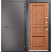 Дверь входная Termo Split MP 10TD-2 (порог) с терморазрывом Шоколад букле/Дуб золотой, 2 замка, с ночной задвижкой