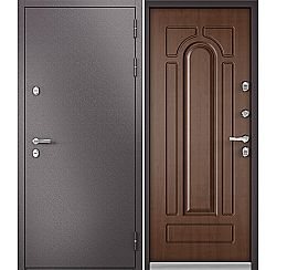Дверь входная Termo Standart MP 10T-102 Шоколад букле (порог)/Карамель