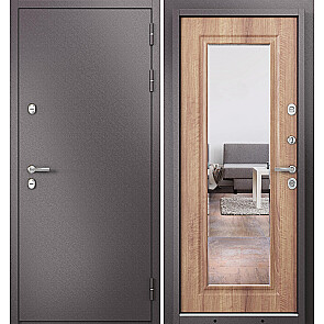 Дверь входная Термо Стандарт МП 10T-140 с терморазрывом Шоколад букле/Карамель, 2 замка