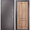 Дверь входная Термо Стандарт МП 10TD-2 с терморазрывом Шоколад букле/Карамель, 2 замка, с ночной задвижкой
